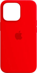 Акція на Панель ArmorStandart Silicone Case для Apple iPhone 13 Pro Max Red від Rozetka