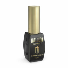 Акція на Камуфлювальна кольорова база для гель-лаку Milano Cosmetic Shimmer Base Gel з шимером, 013, 10 мл від Eva