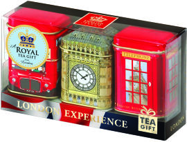 Акція на Набір чорного чаю Ahmad Tea London Experience Caddies 3 х 25 г від Rozetka