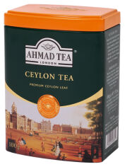 Акція на Чай чорний Ahmad Tea London Цейлон байховий листовий 100 г від Rozetka