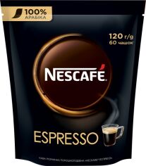 Акция на Кава розчинна NESCAFE Еспресо порошкоподібна 120 г от Rozetka