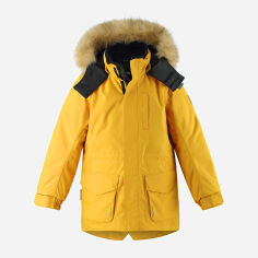 Акция на Дитяча зимова куртка-парка довга термо для хлопчика Reima Naapuri 531351-2420 110 см от Rozetka