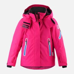Акция на Дитяча зимова термо лижна куртка для дівчинки Reima Roxana 521614A-465A 116 см Малинова от Rozetka