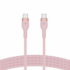 Акція на Кабель Belkin USB-C - USB-C, BRAIDED SILICONE, 1m, pink від MOYO