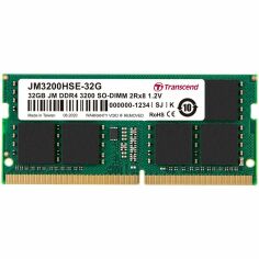 Акція на Память для ноутбука Transcend DDR4 3200 32GB SO-DIMM (JM3200HSE-32G) від MOYO