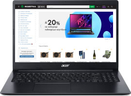 Акция на Ноутбук Acer Aspire 3 A315-34-P1VK (NX.HE3EU.05D) Charcoal Black от Rozetka