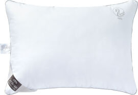 Акція на Подушка для сну Sei Design Soft м'яка Антиалергенний штучний лебединий пух 50х70 чохол з вишивкою від Rozetka