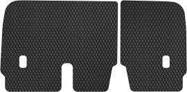 Акція на Захист спинки другого ряду сидінь EVAtech для Nissan Pathfinder (R52) 2014 2 шт Чорний від Rozetka