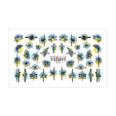Акция на Водні наліпки для нігтів Vizavi Professional U-16 от Eva