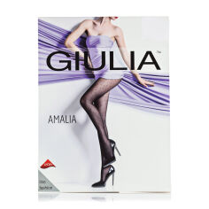 Акция на Фантазійні колготки жіночі Giulia Amalia (1), в горошок, 20 DEN, Nero, розмір 4 от Eva