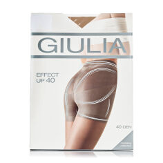 Акция на Класичні колготки жіночі Giulia Effect Up з моделювальними шортиками, 40 DEN, Cappuccino, розмір 4 от Eva