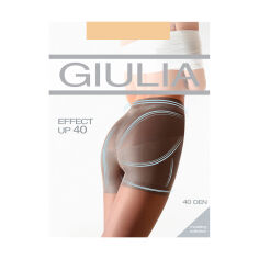 Акція на Класичні колготки жіночі Giulia Effect Up з моделювальними шортиками, 40 DEN, Daino, розмір 5 від Eva