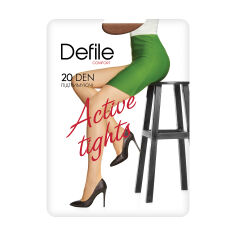 Акція на Колготки жіночі Defile сomfort Active Tights підтримувальні, 20 DEN, чорні, розмір 4 від Eva