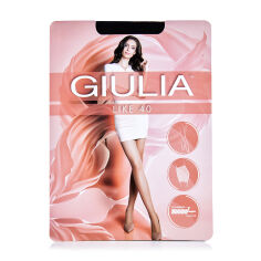 Акція на Колготки жіночі Giulia Like класичні, з шортиками, 40 DEN, Nero, розмір 2 від Eva