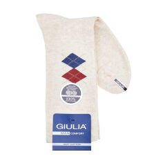 Акція на Шкарпетки чоловічі Giulia Man Comfort Melange 01, Panna Melange, розмір 39-40 від Eva