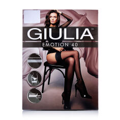 Акция на Панчохи жіночі Giulia Emotion 40 DEN, Bianco, розмір 1/2 от Eva