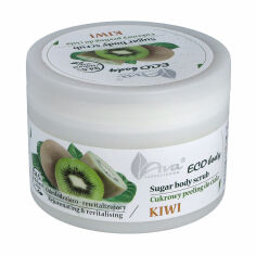 Акція на Скраб для тіла AVA Laboratorium Eco Body Natural Sugar Scrub Kiwi Ківі, 250 г від Eva