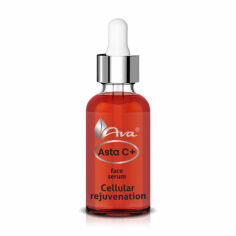 Акція на Антиоксидантна сироватка для обличчя AVA Laboratorium Asta C+ Cellular Rejuvenation Кліткове омолодження, 30 мл від Eva