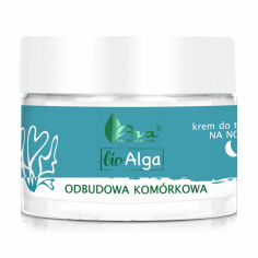 Акція на Нічний крем для обличчя AVA Laboratorium Bio Alga Night Cream з зеленою ікрою, 50 мл від Eva