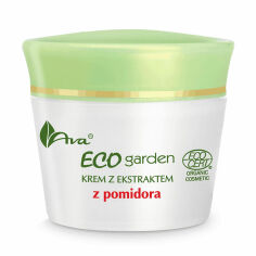 Акція на Органічний крем для обличчя AVA Laboratorium Eco Garden Certified Organic Cream With Tomato з екстрактом томату, 50 мл від Eva