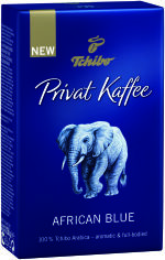 Акція на Кава Tchibo Privat Kaffee African Blue мелена 250 г від Rozetka