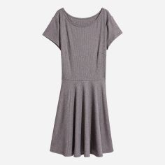 Акція на Сукня-футболка міні літня жіноча H&M 312-547610 S Темно-сіра від Rozetka