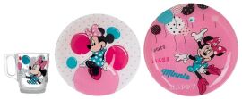 Акція на Набор посуды для детей Luminarc Disney Party Minnie 3 предмета N5279 від Podushka