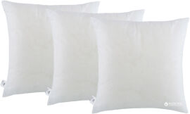 Акція на Набір подушок IDEIA білих Антиаллергенних 45х45 см 3 шт від Rozetka