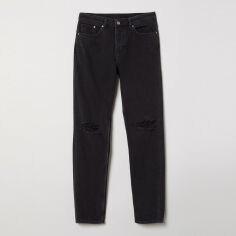 Акція на Джинси Mom's жіночі H&M 0615970 W38 Чорні від Rozetka