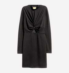 Акція на Сукня коротка літня жіноча H&M 0483711 36 Чорна від Rozetka