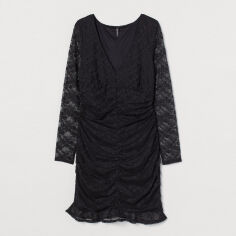 Акція на Сукня коротка осіння жіноча H&M 0919040 XS Чорна від Rozetka