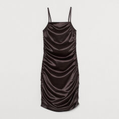 Акція на Плаття коротке літнє жіноче H&M 0918947 M Чорне від Rozetka