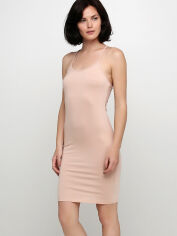 Акція на Сукня коротка літня жіноча H&M 0412042 S Бежева від Rozetka