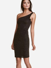 Акція на Сукня коротка літня жіноча H&M 0430201 L Чорна від Rozetka