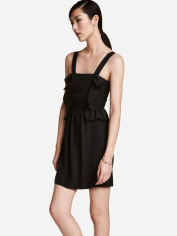 Акція на Сукня коротка літня жіноча H&M 0446203 46 Чорна від Rozetka