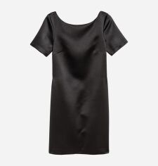 Акція на Сукня-футболка коротка літня жіноча H&M 0483661 38 Чорна від Rozetka