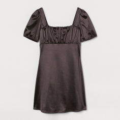 Акція на Сукня-футболка коротка літня жіноча H&M 0943347 S Чорна від Rozetka