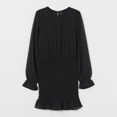 Акція на Сукня коротка жіноча H&M 0918905 34 Чорна від Rozetka