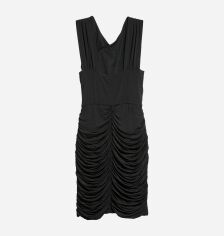 Акція на Сукня коротка літня жіноча H&M 0589829 38 Чорна від Rozetka