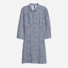Акція на Сукня коротка осіння жіноча H&M 0626593 32 Синя від Rozetka
