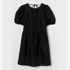 Акція на Сукня коротка літня жіноча H&M 0957880_черн XS Чорна від Rozetka