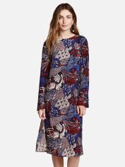 Акція на Сукня міді осіння жіноча H&M 0401689_візерунок_03 34 Синя від Rozetka