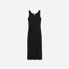 Акція на Сукня міді літня жіноча H&M 0765996 XXS Чорна від Rozetka