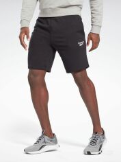 Акція на Шорти бавовняні короткі чоловічі Reebok Ri Ft Short GL3148 2XL Чорні від Rozetka