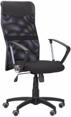 Акция на Кресло Amf Ultra сиденье А-1/спинка Сетка черная, вставка Скаден черный (210037) от Stylus