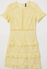 Акція на Плаття коротке жіноче H&M XAZ123110VHMU 36 Жовте від Rozetka