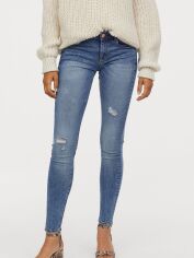 Акція на Джинси Skinny жіночі H&M XAZ141069ICSS 27-32 Світло-сині від Rozetka
