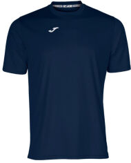 Акція на Футболка спортивна довга чоловіча Joma Combi 2XL-3XL Темно-синя від Rozetka
