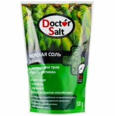 Акція на Dr Salt Морская соль для ванн с экстрактом трав "Профилактика" 530г від MOYO