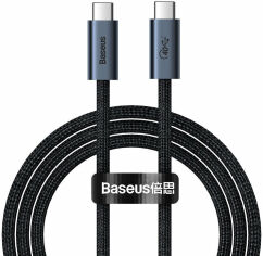 Акция на Baseus Cable USB-C to USB-C Flash Full FeatuRed Usb 4.0 100W 1m Tarnish (CASS010014) от Y.UA